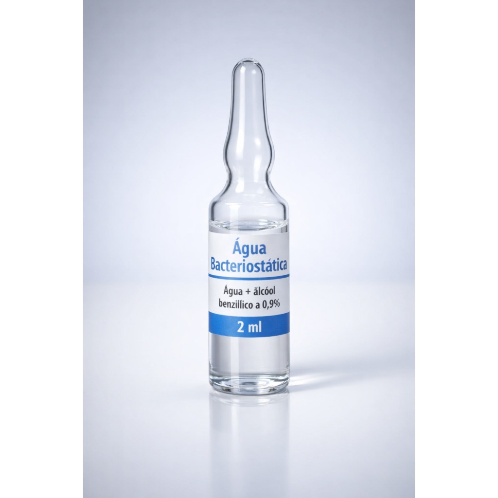 ÁGUA BACTERIOSTÁTICA 2ML  (5 UNIDADES)