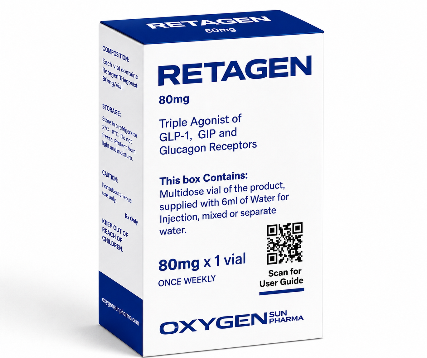 RETATRUTIDE RETAGEN 80mg (diluída) 